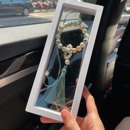千里之行｜決定好的事，堅定地走下去 玉石 999純銀 水晶 流蘇 吊飾 車內掛飾飾品 夜光貝 流蘇