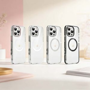 MoreSee｜iPhonei16/16plus/16pro/16promax 手機殼 防摔殼 透明經典鋼骨磁吸防摔殼