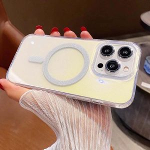 iphone 16/16plus/16pro/16promax 手機殼 防摔殼 幻鑽極光磁吸防摔殼