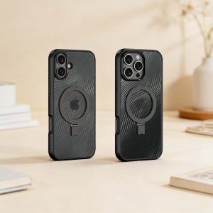 DUX DUCIS｜iPhone 16/16plus/16pro手機殼 防摔殼 流光線磁吸支架防摔殼