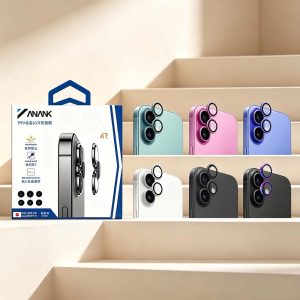 ANANK｜iPhone 16/16Plus鏡頭貼 鈦金屬框 康寧大猩猩玻璃鏡頭貼