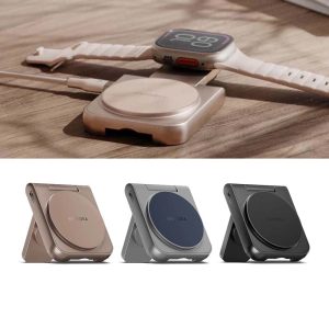 ENERGEA｜apple watch充電器 ENERGEA MagDuo 二合一Qi2折疊磁吸無線充電座 手機手錶 原廠公司貨