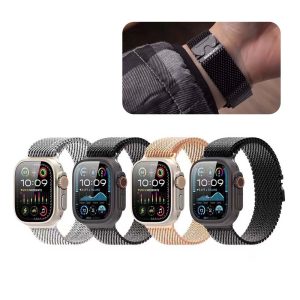 DUX DUCIS｜apple watch 38/40/41/S10/S11/S12 42mm錶帶 米蘭Air 磁吸金屬錶帶