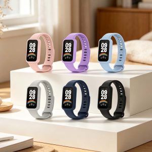 小米手環9 Active PC框保護殼＋柔軟單色錶帶 一體式錶帶