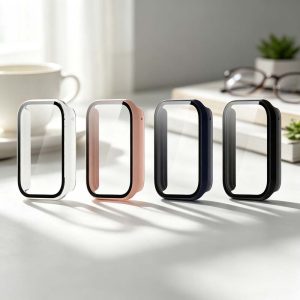 小米手環 9 Pro 保護殼 玻璃+PC框 素色保護殼 小米手環保護殼