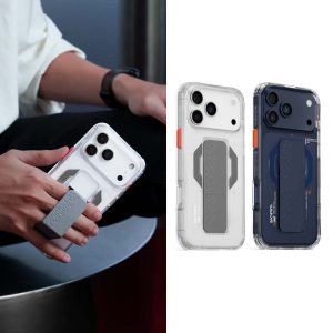 SKINARMA｜Haxa 黑色巨牆磁吸支架防摔手機殼 iPhone i17Pro/i17Promax