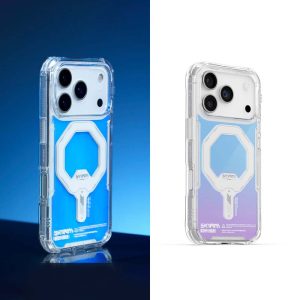 SKINARMA｜Myst 虹彩漸層磁吸防摔手機殼 附掛繩環iPhone i17Pro/i17Promax