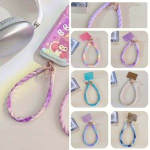 手腕掛繩｜夜光小熊系列 手腕掛繩 腕繩 短繩 掛繩墊片手機墊片 防丟繩 夾片 手機掛繩