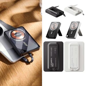 Momax 摩米士｜1-Power X Pro+ 10000mAh 自帶TypeC線 磁吸充電支架行動電源（CCC 認證 & WH 標示）