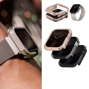 UNIQ｜apple watch S11/10 42mm/46mm保護殼Valencia輕薄鋁合金防撞邊框保護殼原廠公司貨