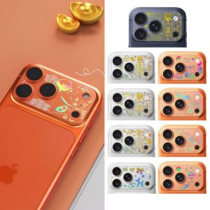 彩繪鏡頭底座貼｜iCCUPY極光晶雕系列霧面鏡頭底座膜（不含鏡頭貼）附擦拭布＋刮板 17Pro/i17ProMax