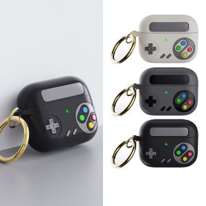 Airpods Pro3保護殼 復古遊戲機造型耳機保護套（上下蓋分開式） 附扣環 耳機保護殼 可無線充電