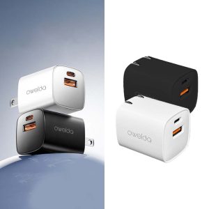 Oweida｜支援i18快充 GaN氮化鎵急速充電器 歐威達 35W 氮化鎵 PD+QC3.0急速充電器器 電源供應器