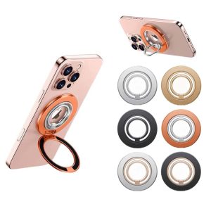 手機磁吸指環支架 雙面雙環磁吸 解壓齒輪款 鋅合金指環手機支架 手機支架 手機立架 Magsafe 附磁吸貼片 引磁片