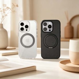 iPhone 18Pro/18ProMax/17/17Pro/17Promax手機殼 幻影360度解壓旋轉支架磁吸防摔殼