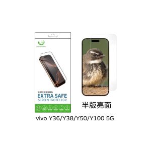 Extrasafe｜vivo Y38/Y50/Y100 5G保護貼 ExtraSafe 2.5D 半版亮面 9H鋼化玻璃貼