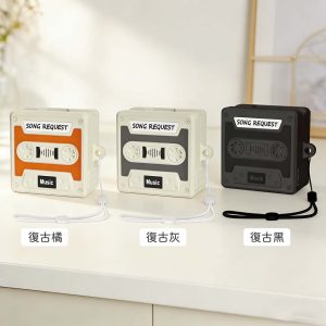 三星 Buds4、Buds4 Pro保護殼｜復古錄音帶造型彈性矽膠耳機保護套（上下蓋分開式）附掛繩 耳機保護殼