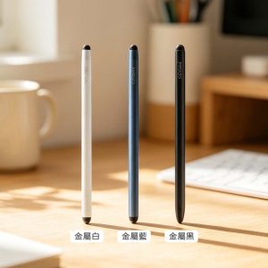 Yesido｜ST01矽膠筆頭觸控筆（鋁合金筆桿）手機＆平板＆iPad＆觸控螢幕皆適用 無需藍芽連接無需充電 可直接使用