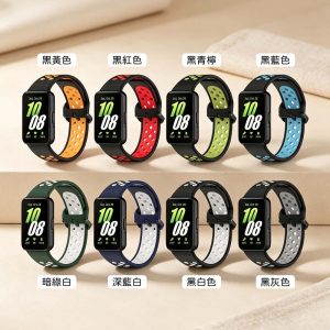 三星Fit3保護殼｜針扣式 透氣洞洞精鋼卡扣運動矽膠錶帶 替換錶帶