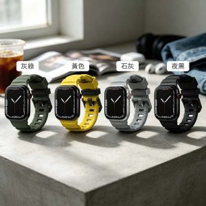 National Geographic 國家地理｜Apple watch 44/45/49/S10 46/S11 46mm錶帶 Rugged FKM矽膠錶帶 優異耐熱表現